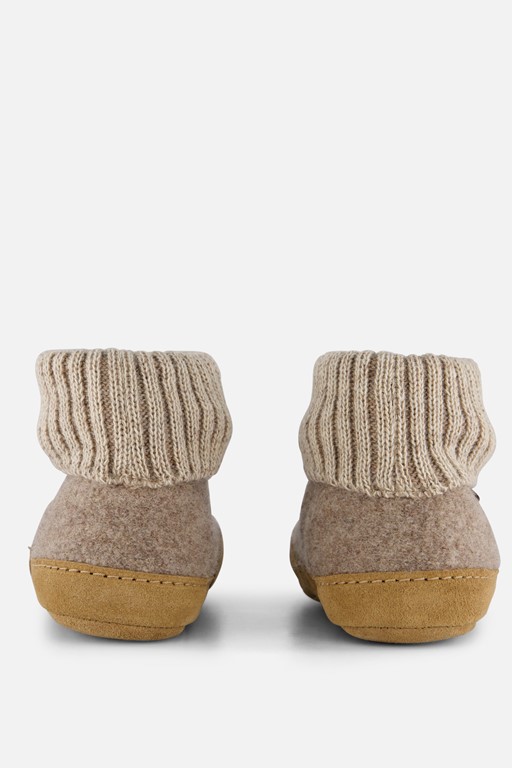 Bergstein Cozy Lux Pantoffels beige Textiel