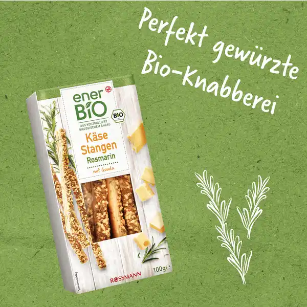 Käse Stangen Rosmarin mit Gouda