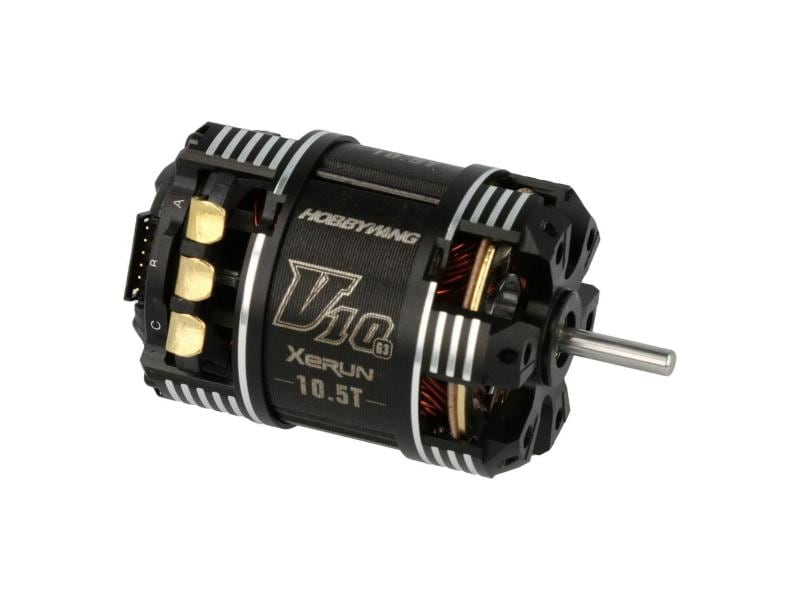 Hobbywing Brushless Motor Xerun V10 G3 Motor 10.5T (2-3S) S Sensored Brushless-Motor für Stock Class Racing