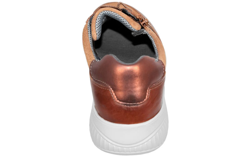 NEW FEET SKO I BRUNT SKIND OG NUBUCK