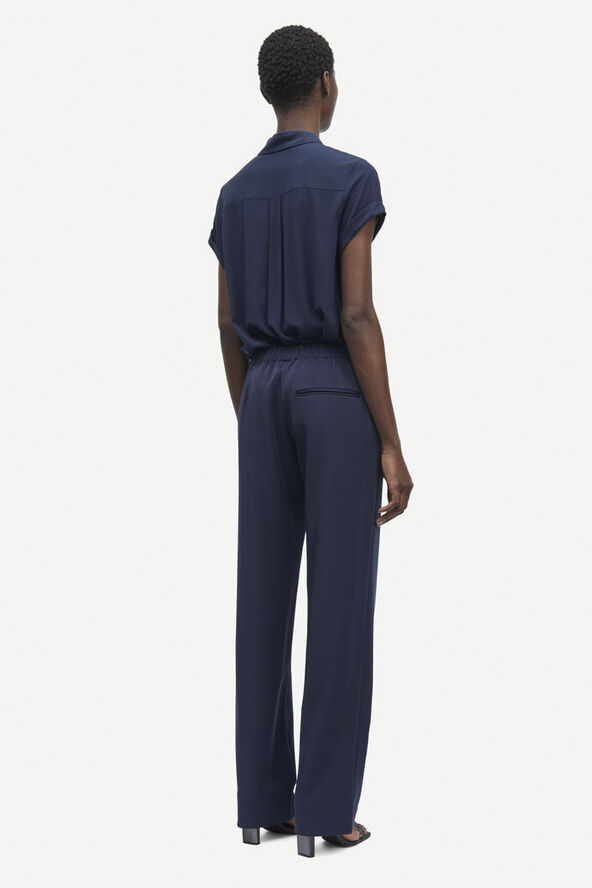 Samsøe Samsøe Hoys straight pants 7331 Night sky