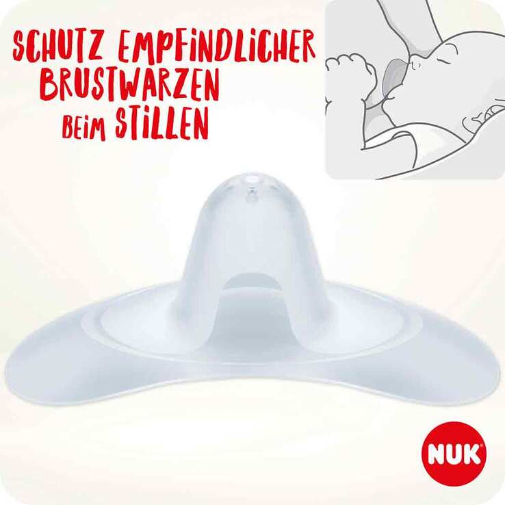 NUK Brusthütchen Größe M, 2 St