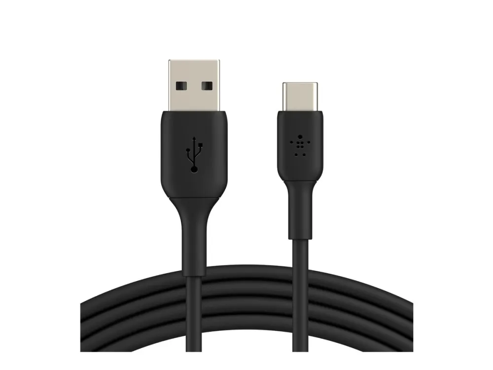 Belkin BoostCharge - USB-kabel - 24 pin USB-C (han) til USB (han) - 1 m - sort