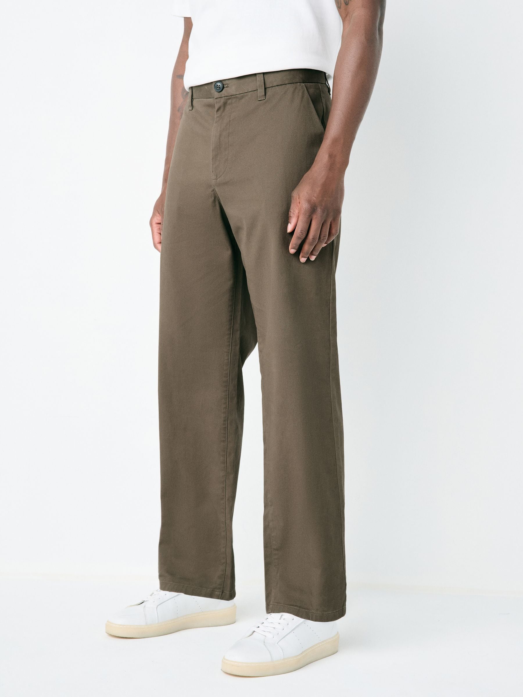 Lichtbruin - Relaxed fit - Stretchy chino