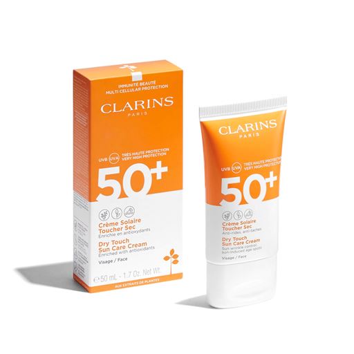 Clarins Dry Touch Sun Care Ansigtscreme, SPF 50, 50 ml