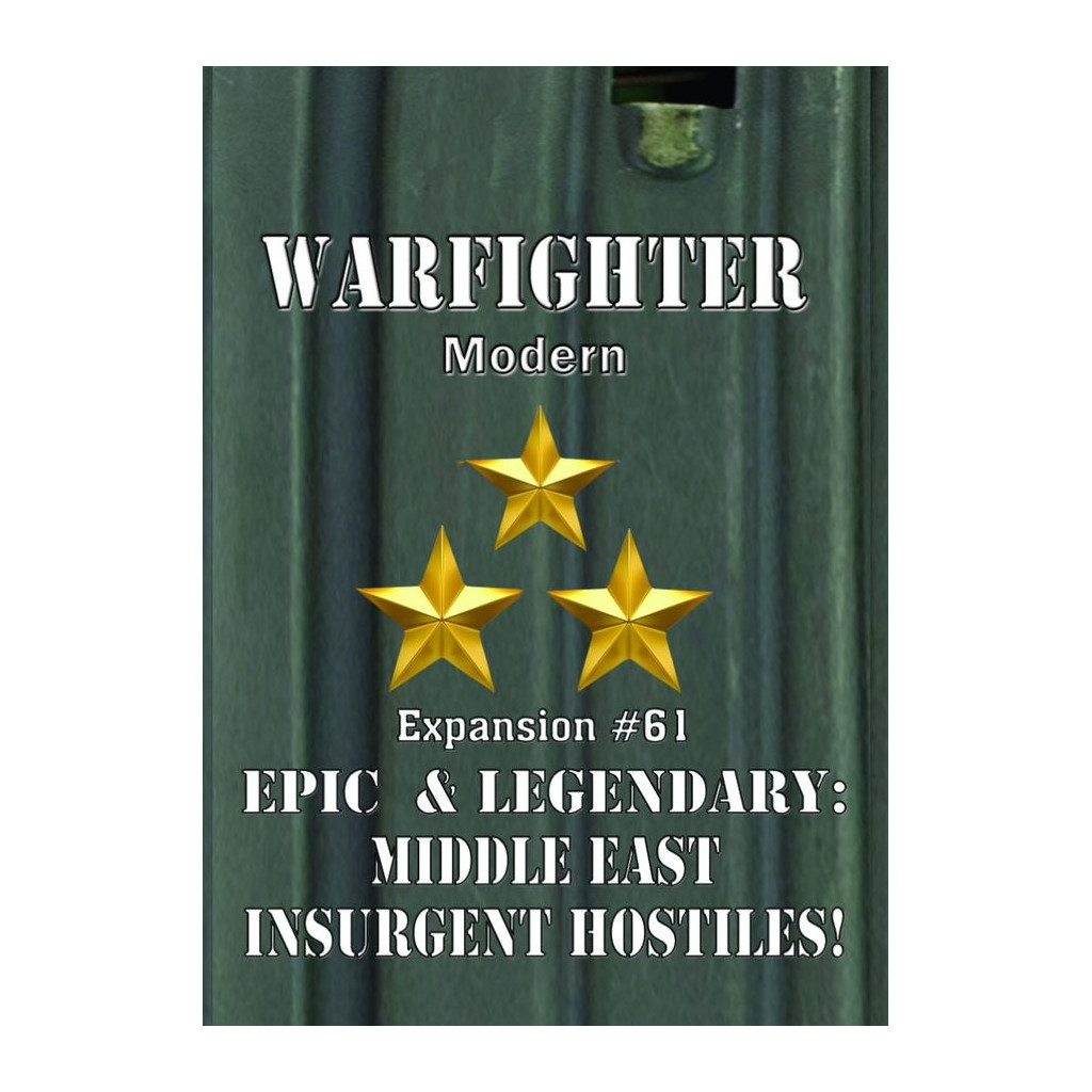 Warfighter Modern - Expansion 62 Epic & Legendary Middle East Insurgent Hostiles