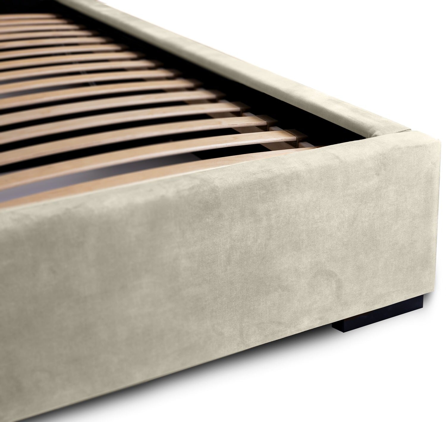 Trae Mobler Porto 140 x 200 cm Gestoffeerd Bed Zand