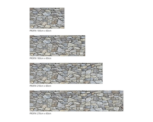 Keukenachterwand mySpotti Profix Massimo stenen wand 100 x 60 cm PX-10060-1499-HB
