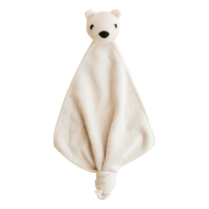 Hvid Doudou Teddy Tokki Laine Mérinos | Crème
