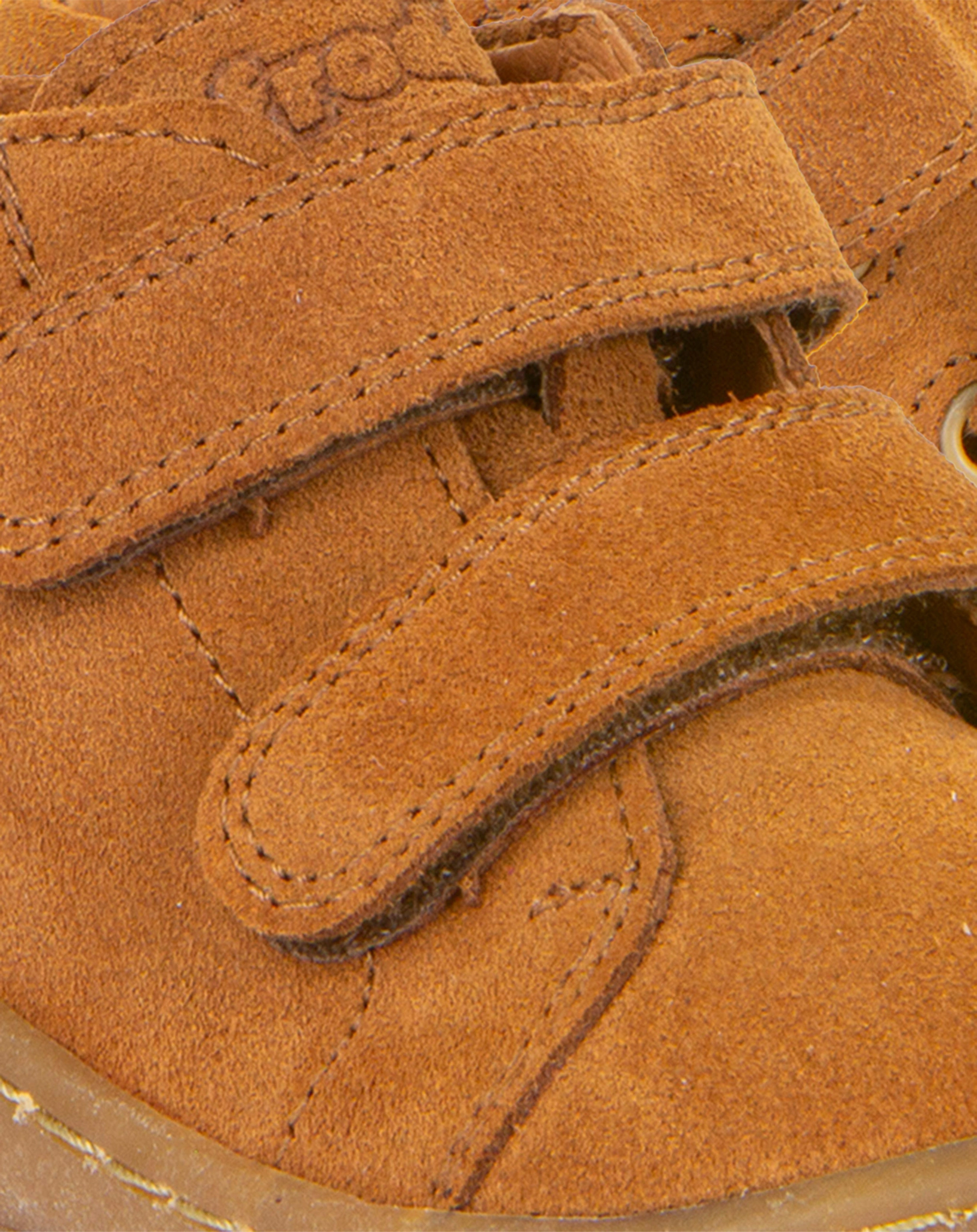 Klett-Lauflernschuhe BAREFOOT FIRST STEP in cognac