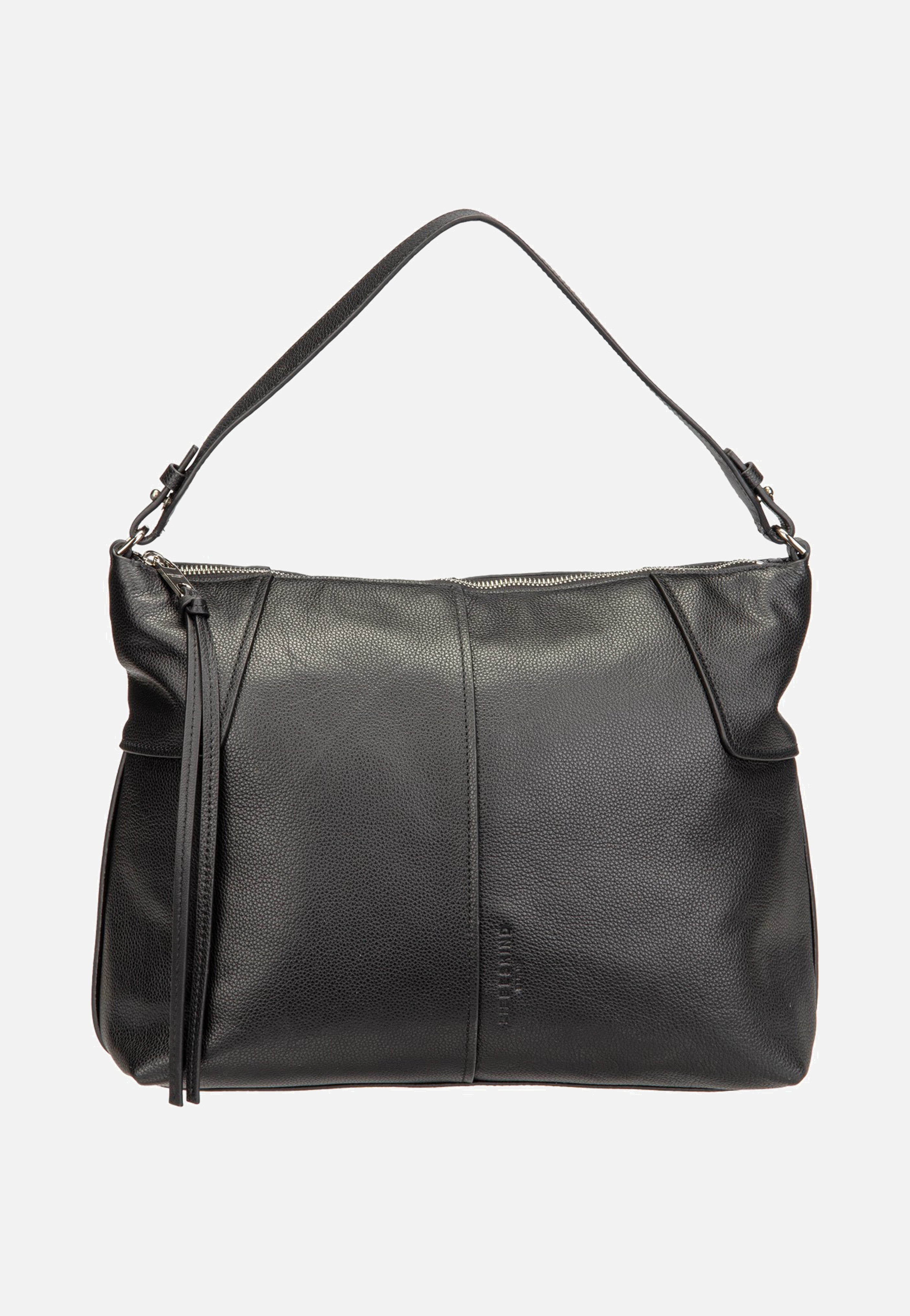Mila Hobo M Small Pebble Black - Hobo Bag