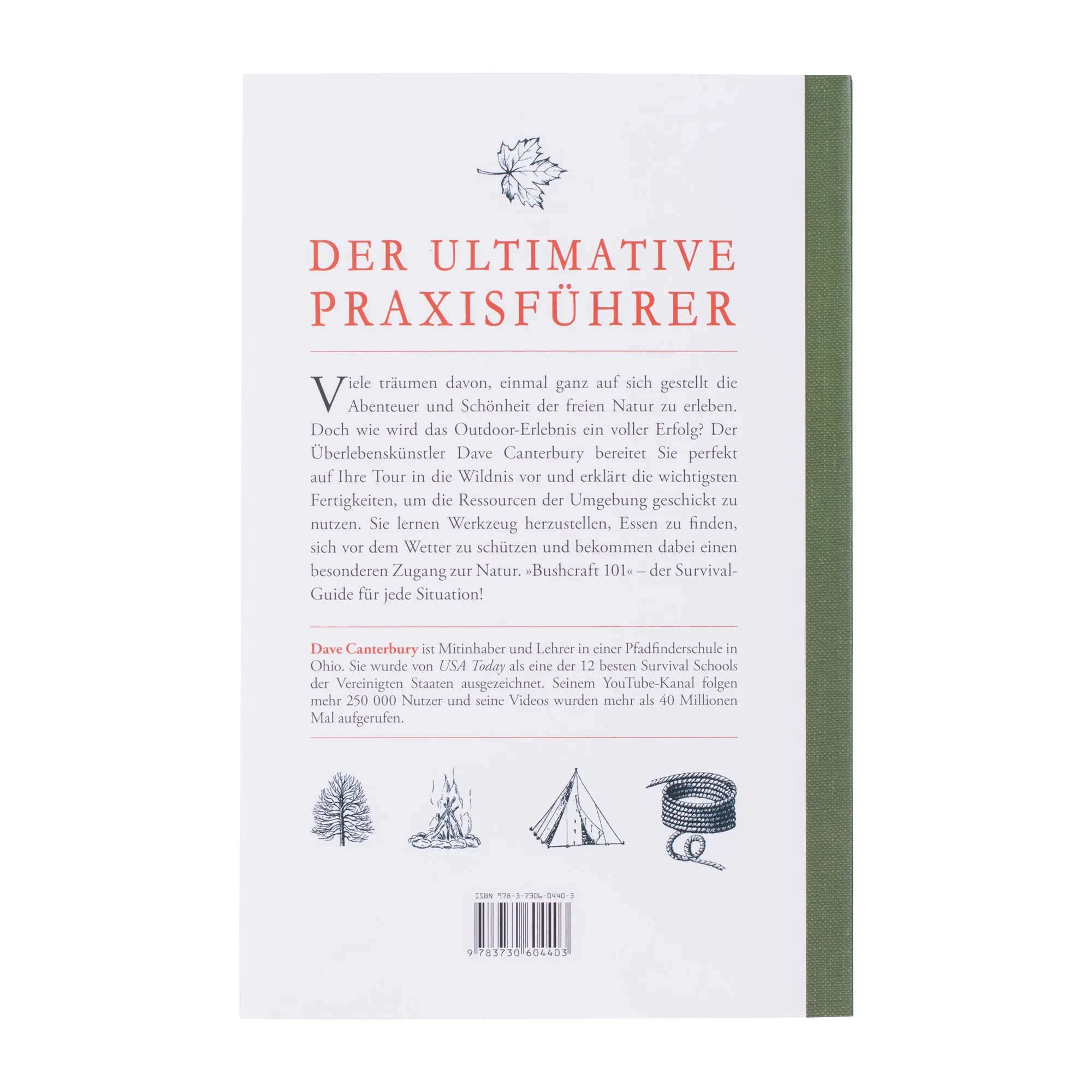 Anaconda Verlag -  Buch Bushcraft 101 – Überleben in der Wildnis