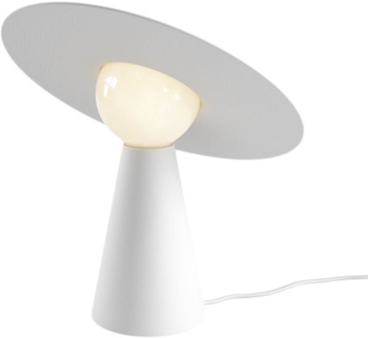 Moebe Ceramic Table Lamp, White White