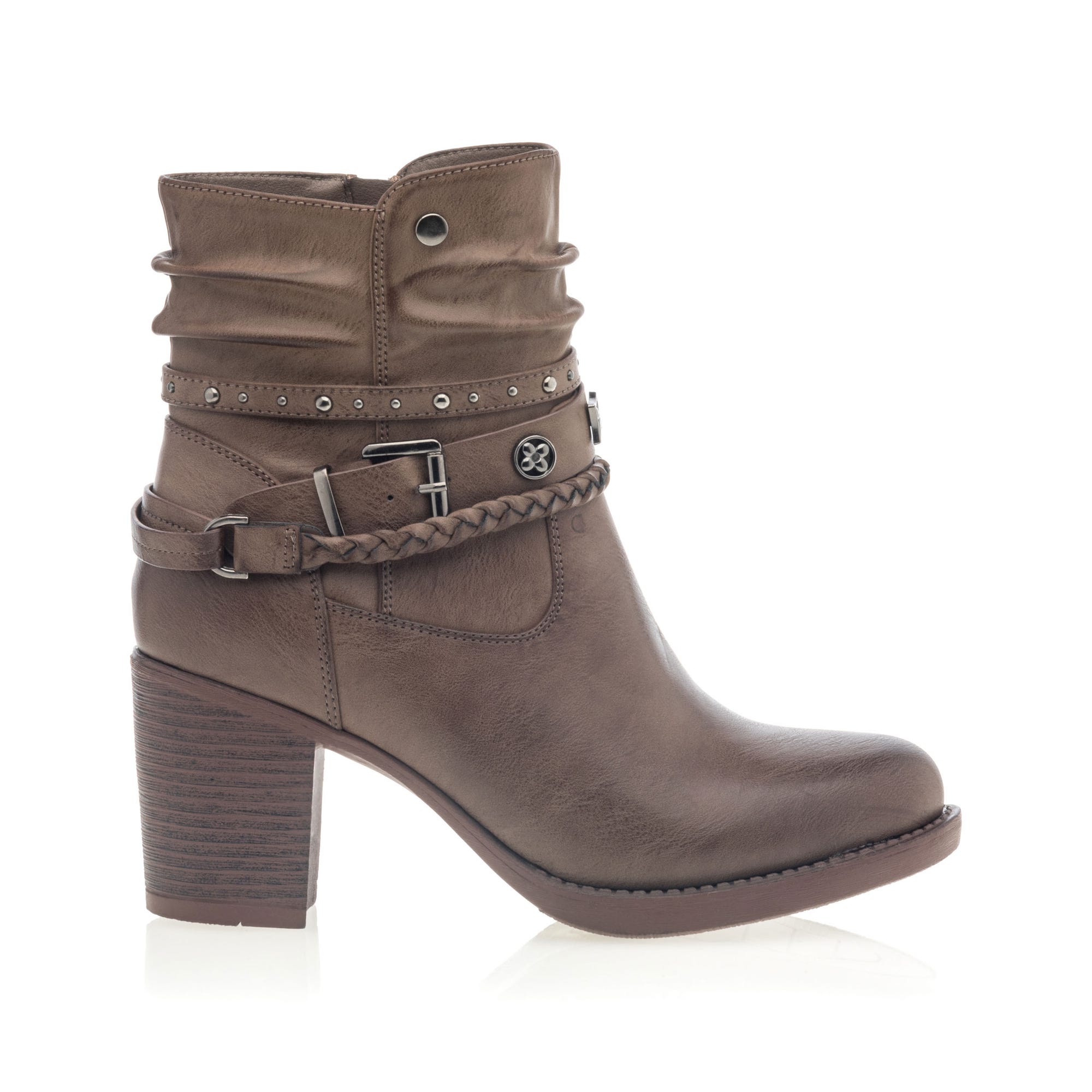 Bottines à talon Femme taupe