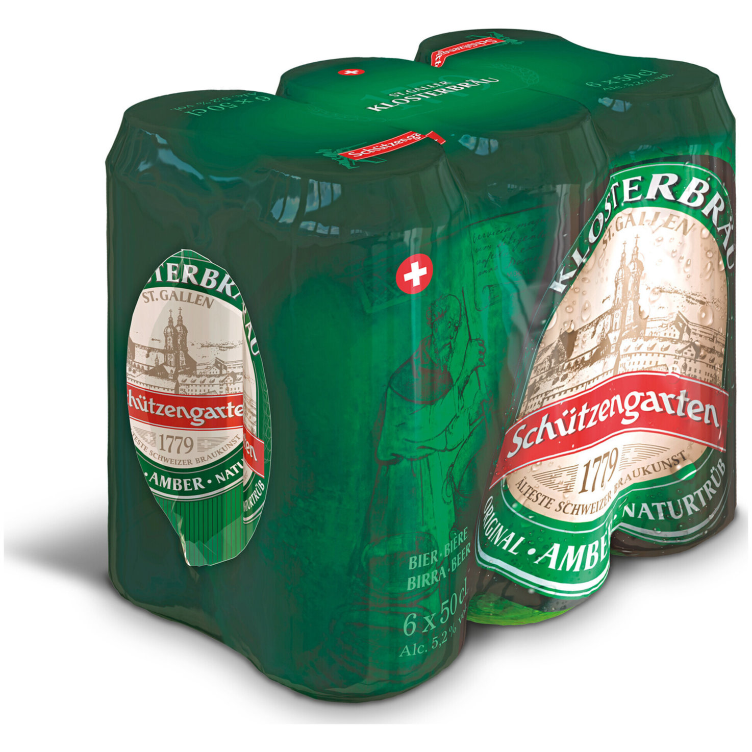 Schützengarten Klosterbräu Bier 6x50cl -300cl