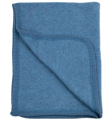 Joha T?ppe - Uld - 75x100 cm - Denim bl?