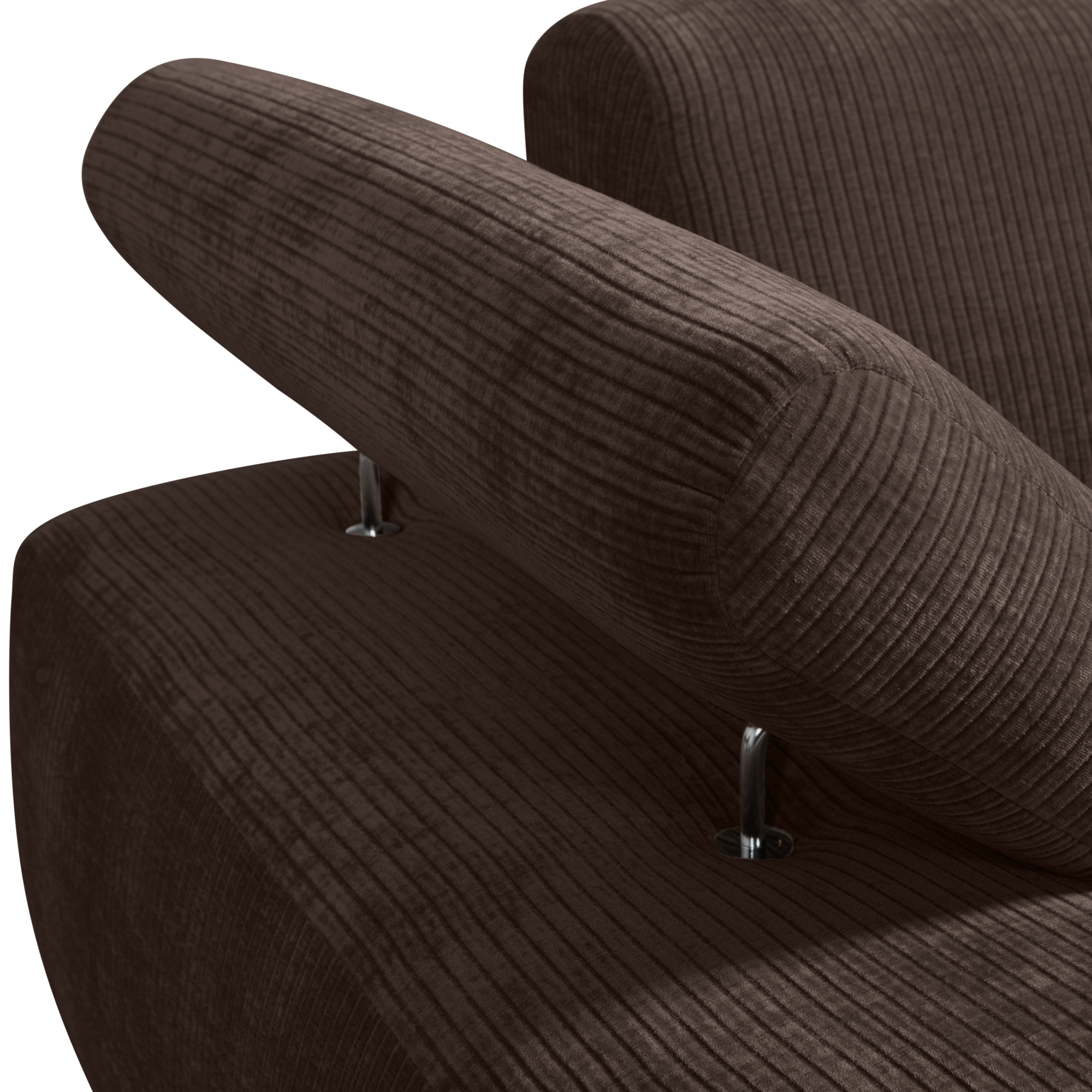Chaise Longue Mojo Element Mojo Chaise Longue Element Links - Geweven Ribstof - Bruin