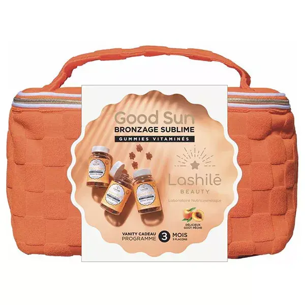Lashilé Beauty Good Sun - Tratamento de 3 meses + Estojo de Maquiagem com Protetor Solar