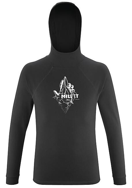 MILLET - T-SHIRT ML A CAPUCHE MILLET PRINT HOODIE M