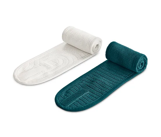 2 Kosmetik-Stirnbänder