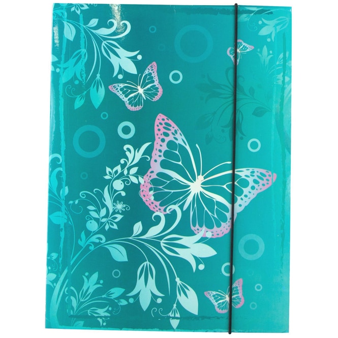 Gummizugmappe DIN A4 - Floral