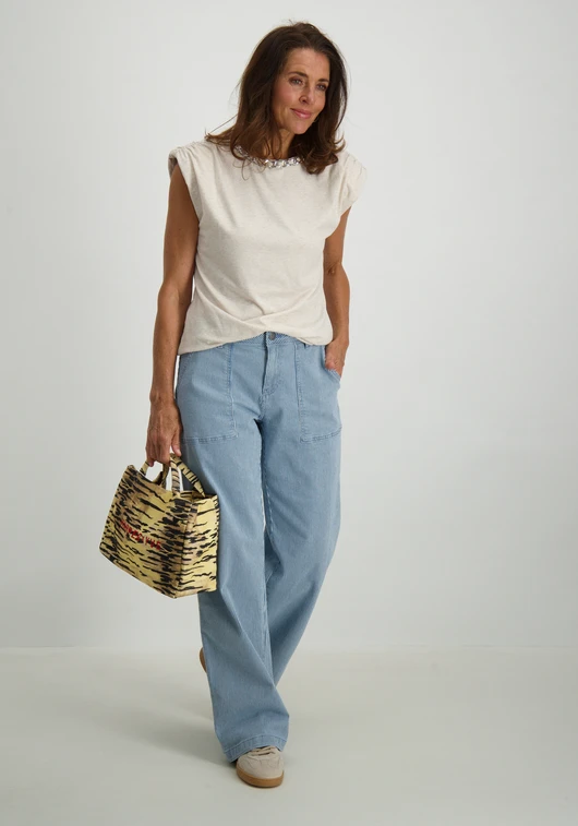 Culture Broek Milky 50110489