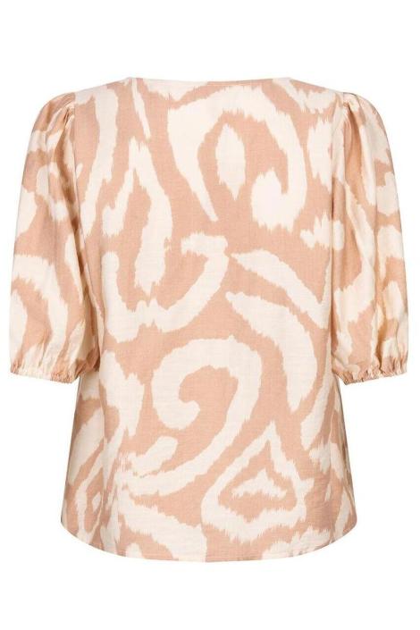 EsQualo beige dames blouse
