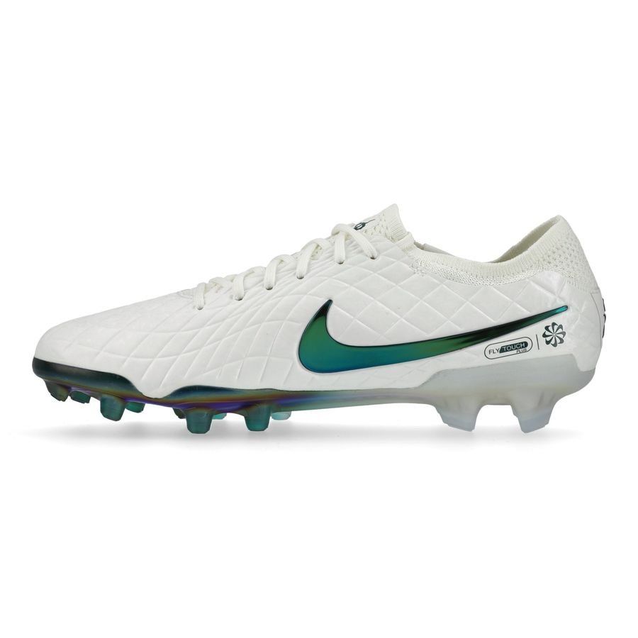 Nike Tiempo Legend 10 Elite FG Pearl - Blanc Cassé/Turquoise ÉDITION LIMITÉE