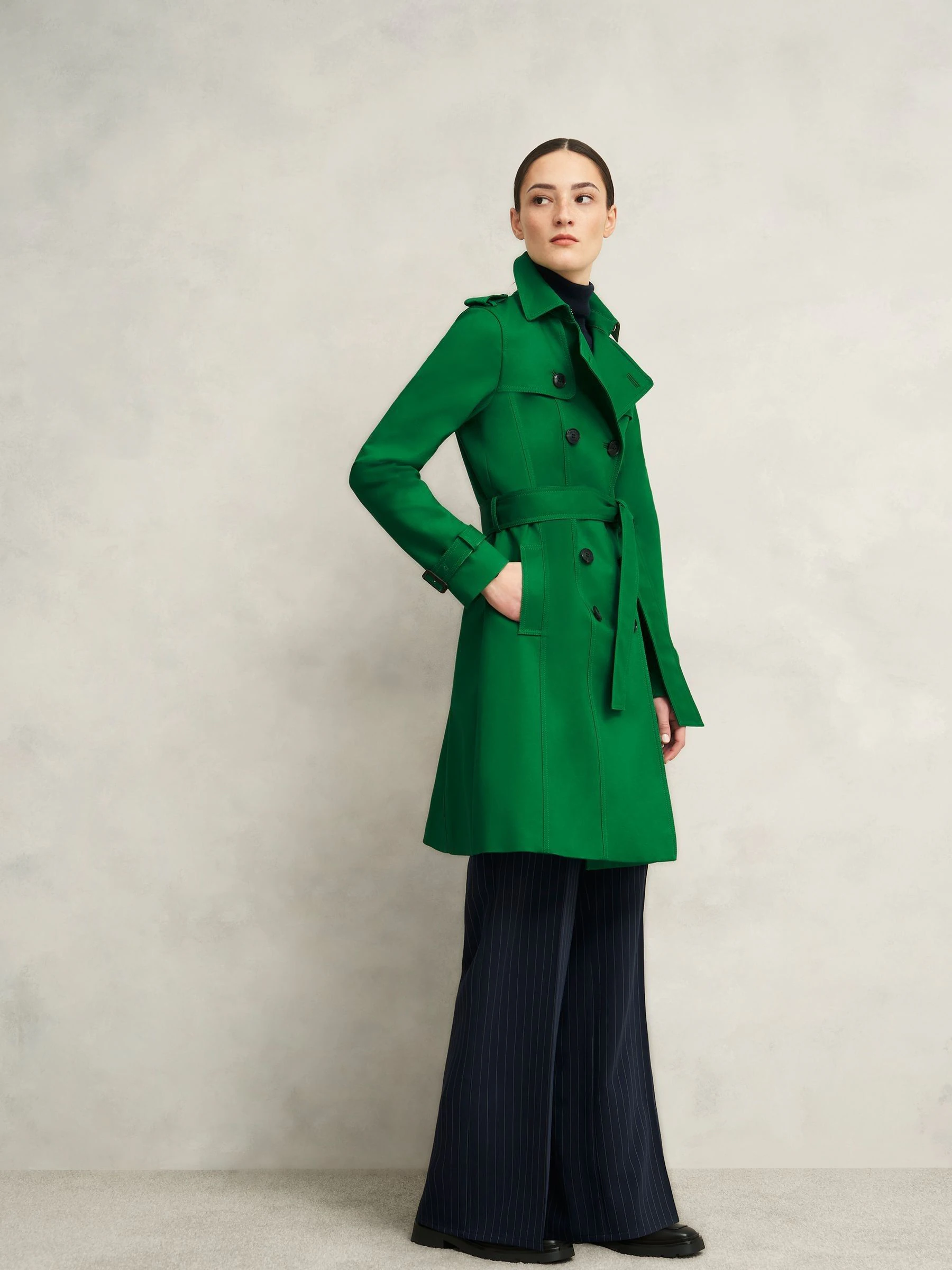 Groen - Hobbs Skylar Trench Coat
