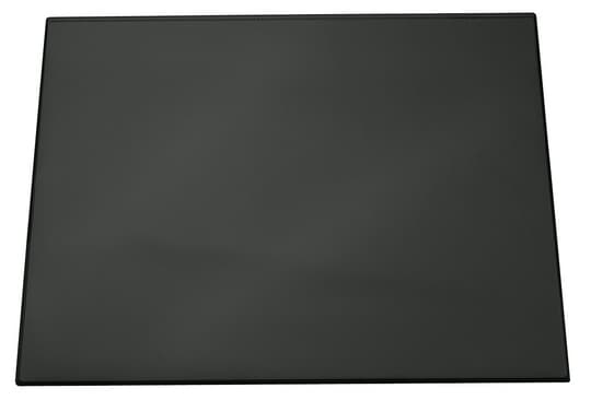 DURABLE - Skrivebordsmatte med gjennomsiktig belegg - 65 x 52 cm - plast - svart