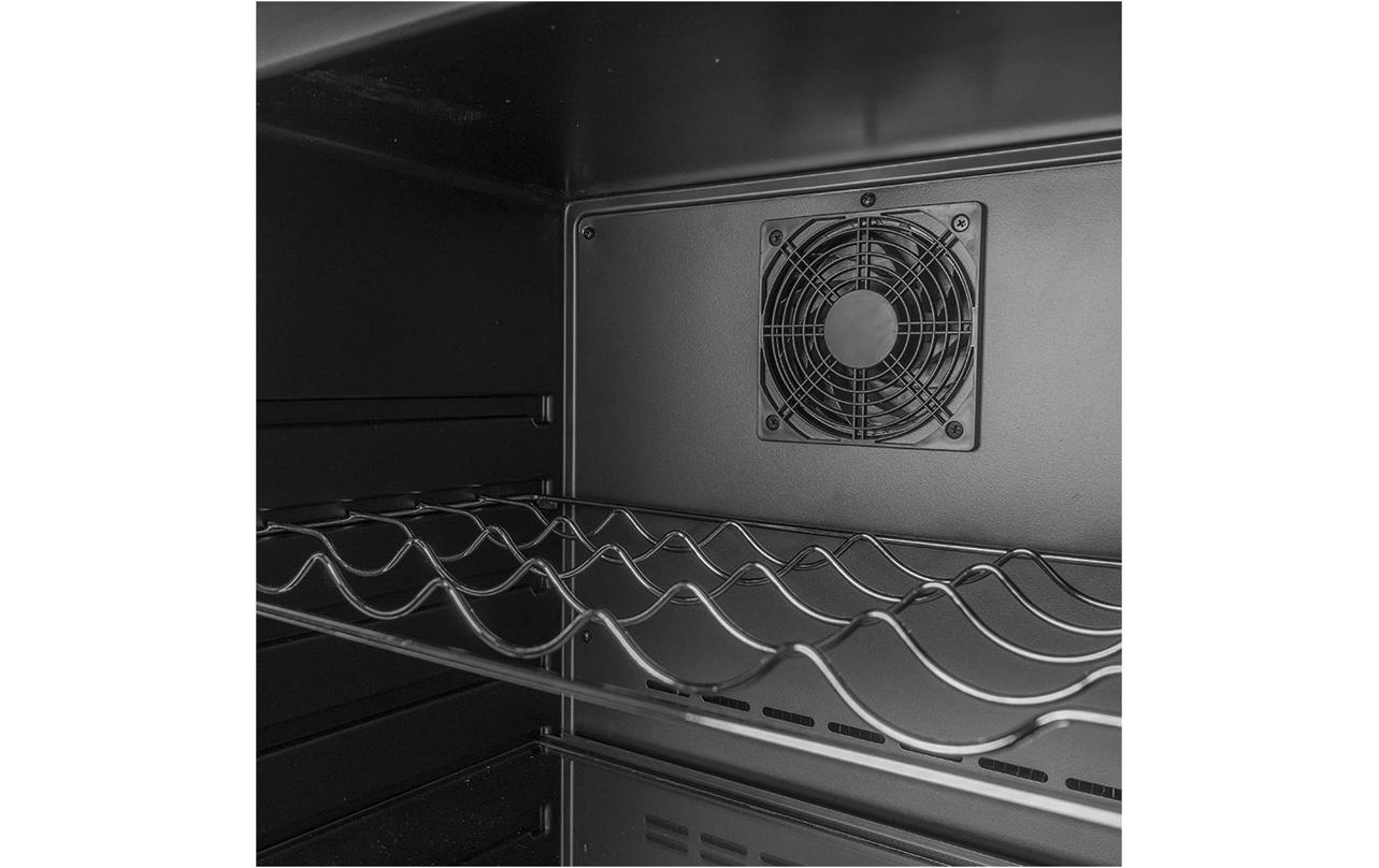 Getränkekühlschrank RKS256 Rechts, Schwarz<br>Retrokühlschrank