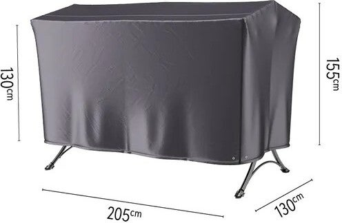Platinum Outdoorable tuinbankhoes AeroCover antraciet 205 x 130 x 155 cm