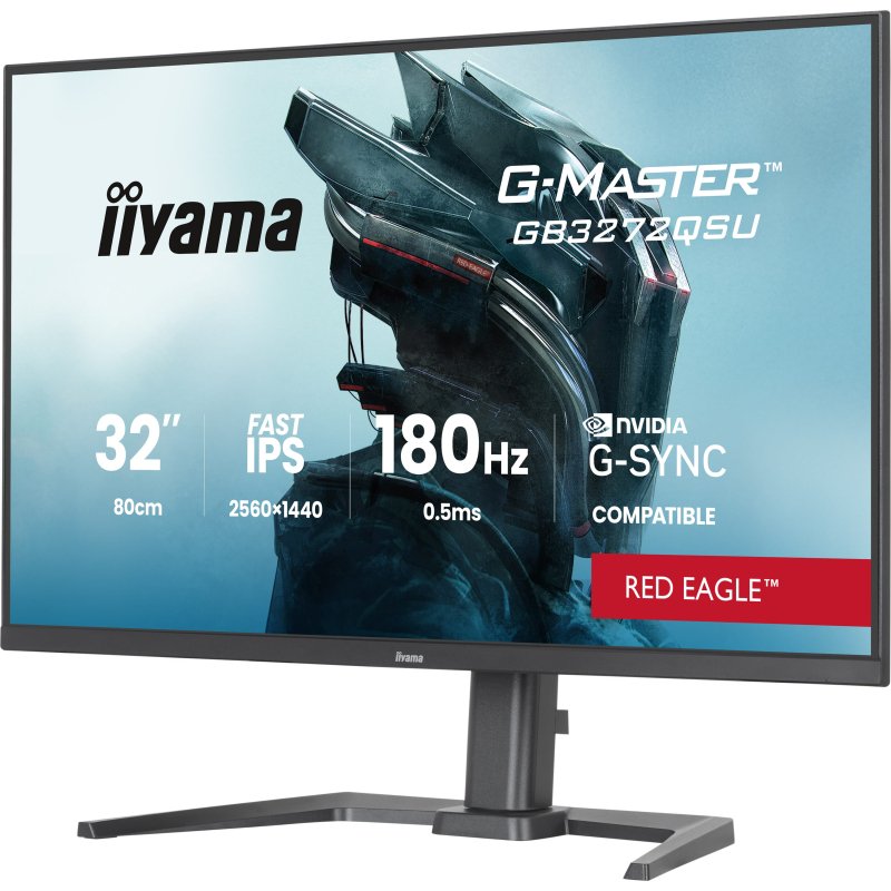 iiyama G-MASTER GB3272QSU-B1 écran plat de PC 80 cm (31.5