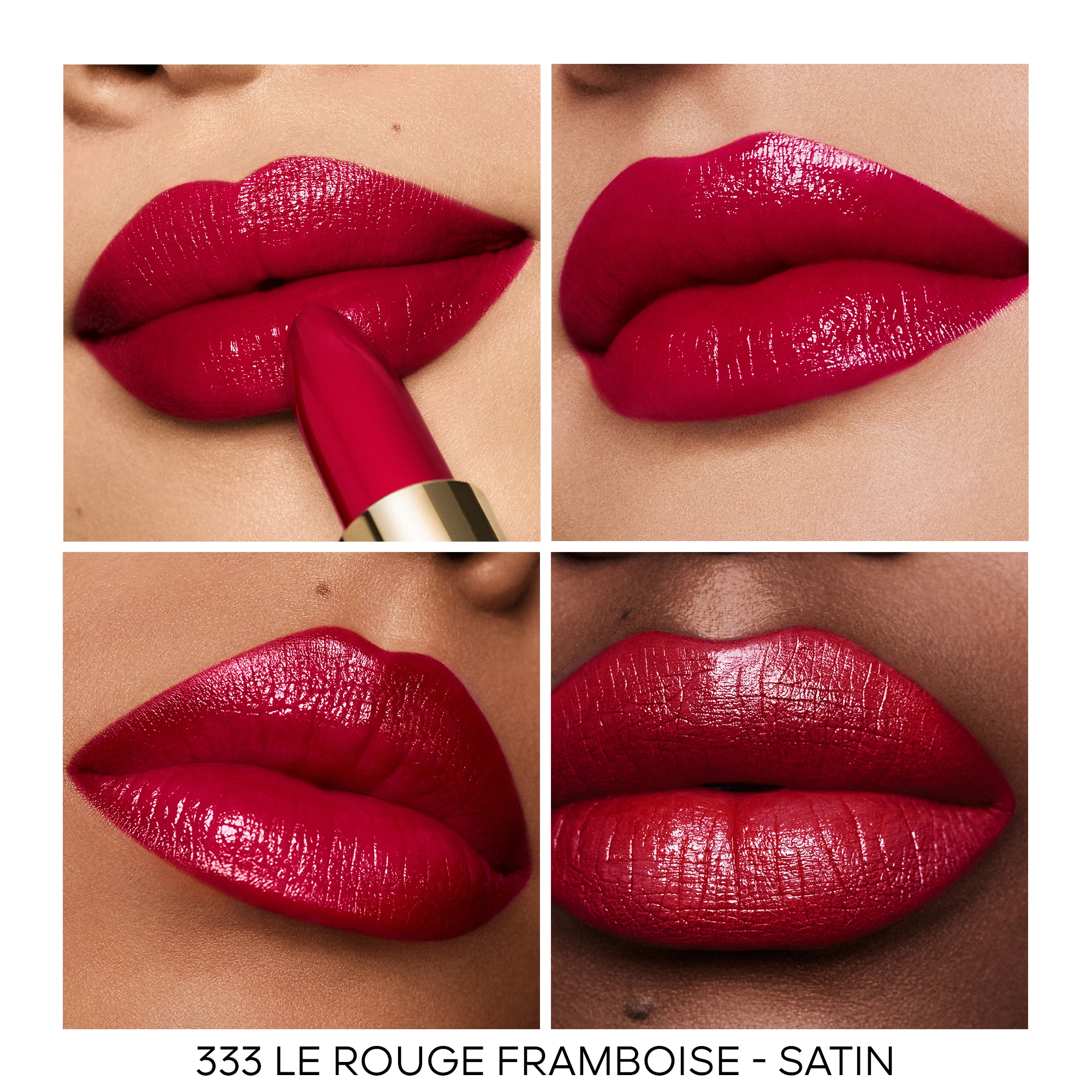 ROUGE G La recharge - Le rouge à lèvres soin personnalisable |- 333 LE ROUGE FRAMBOISE - SATIN