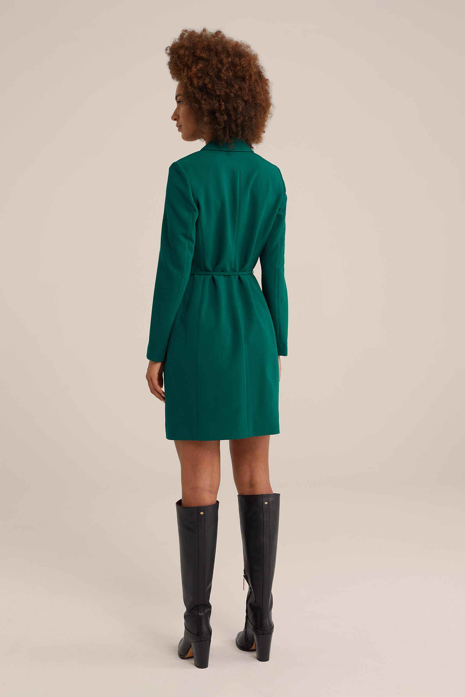 blazerjurk WE Fashion Donkergroen