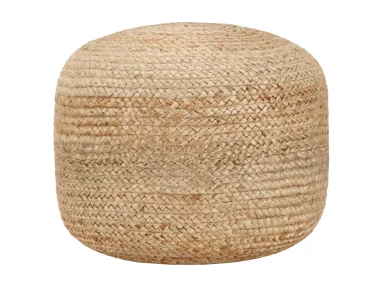Pouf fait à la main 45 x 30 cm Jute