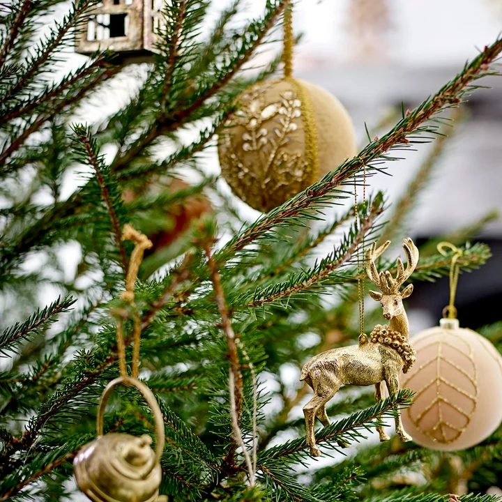 Bloomingville - Jayla Ornament, gross, braun