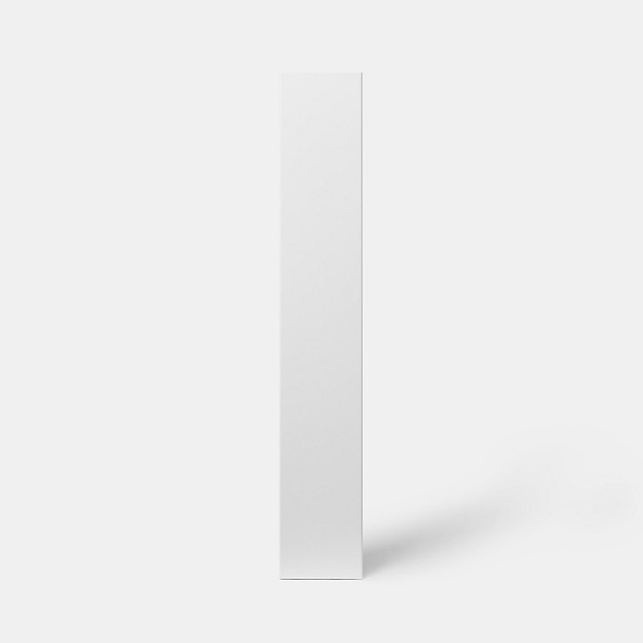 Porte de meuble de cuisine Stevia blanc brillant l. 15 cm x H. 90 cm GoodHome