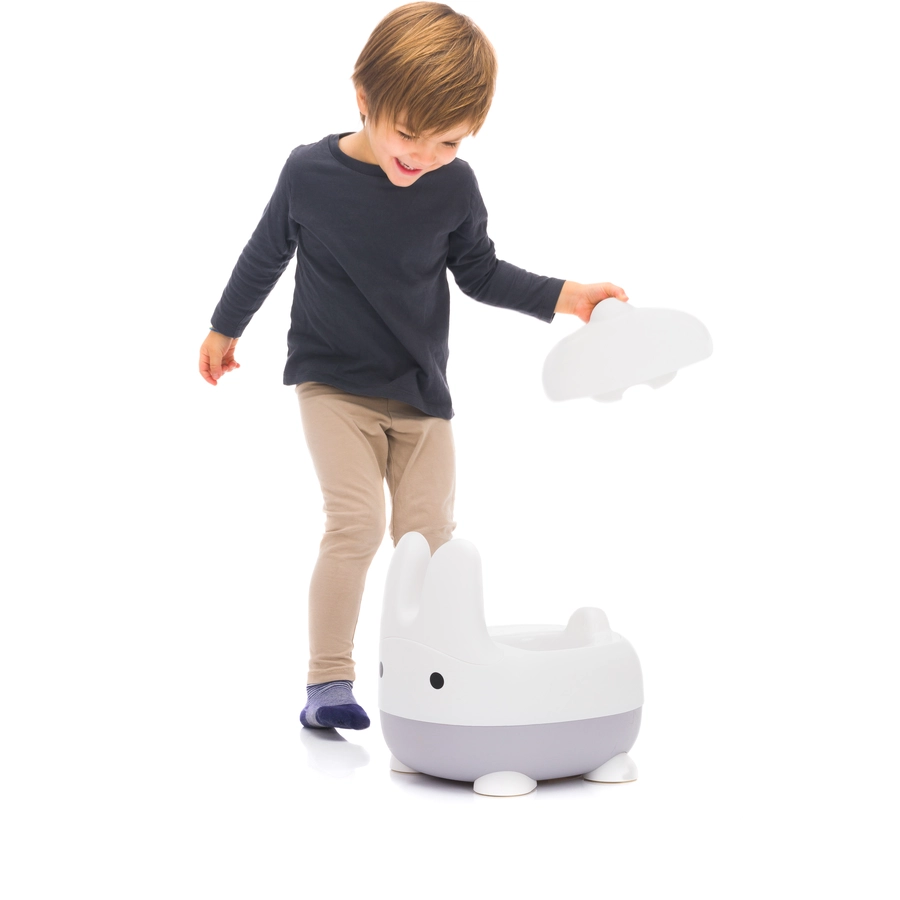 fillikid Töpfchen Rabbit grau  weiß