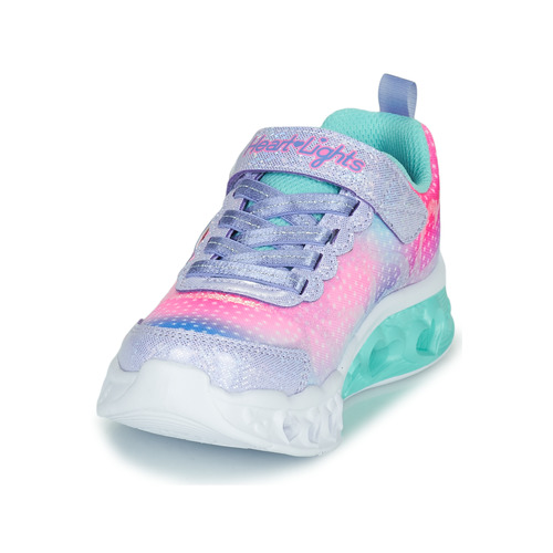Skechers - FLUTTER HEART LIGHTS - Rose / Bleu