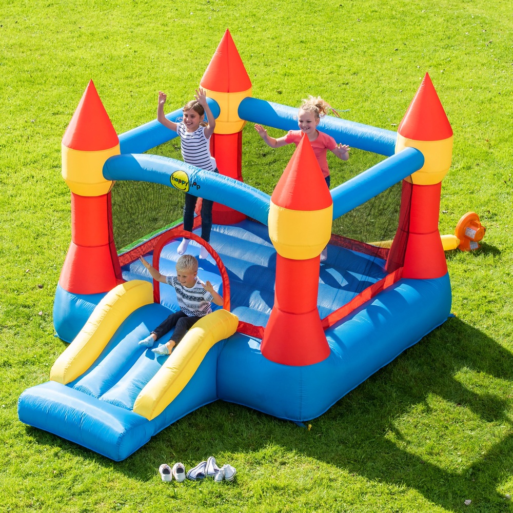 Hüpfburg „Happy Hop Castle“ mit Rutsche