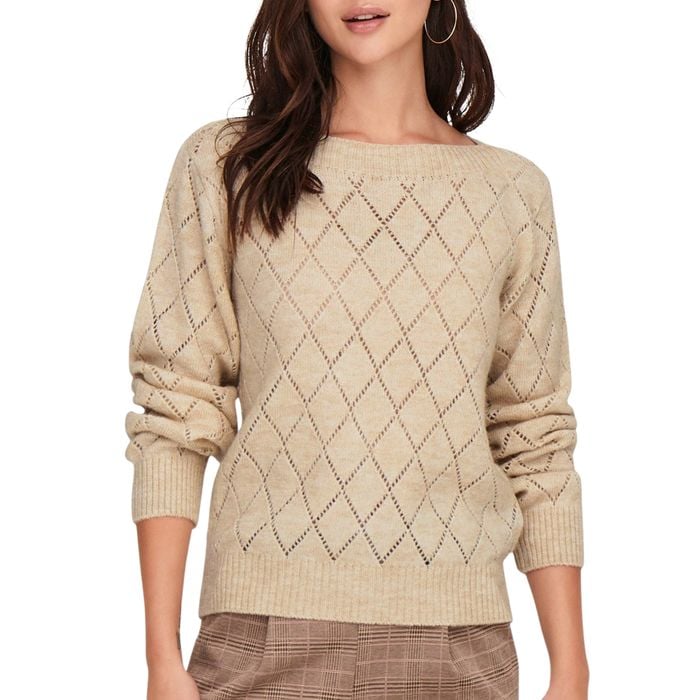 JDY Letty Boat Neck Trui Dames