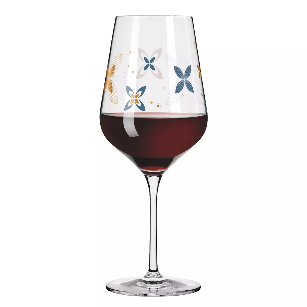 Rotweinglas Herzkristall 570 ml