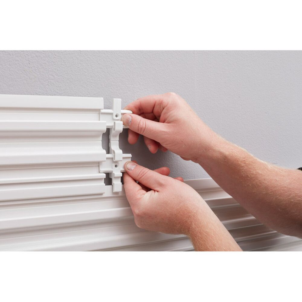 KOBLINGER TIL VEGGSKINNE STANLEY TRACK WALL SYSTEM 4-PACK