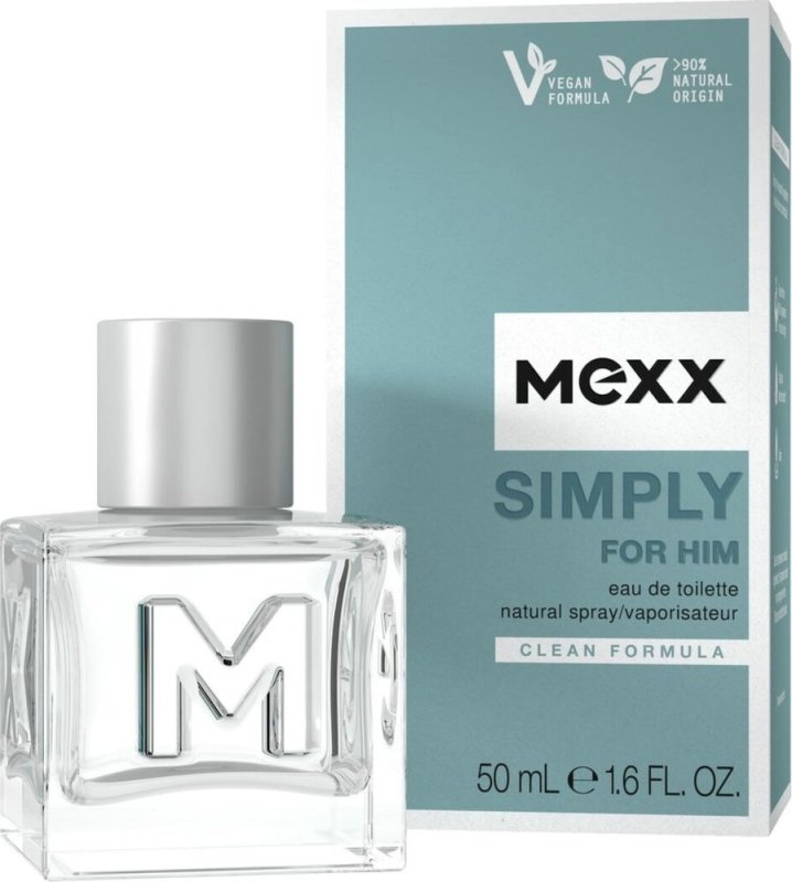 Geur Simply For Him Natural Eau de Toilette 50 ML