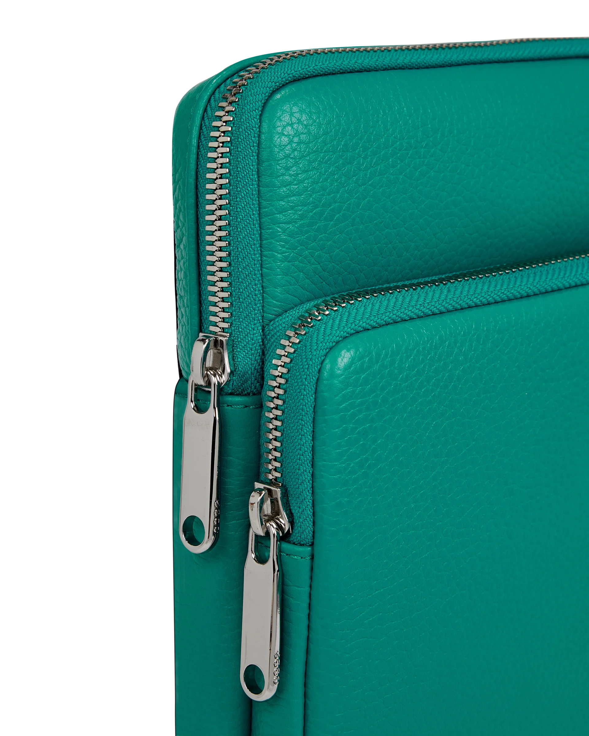 ECCO Flat Pouch Umhängetasche aus Leder Grün