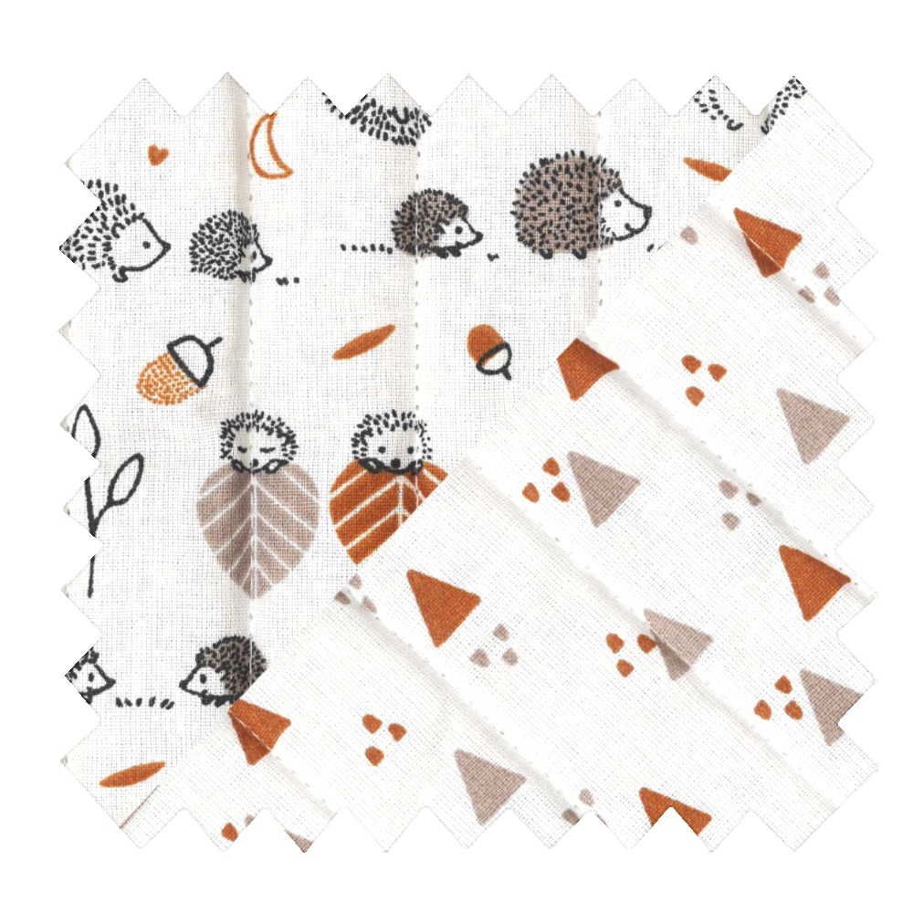 Tissu Matelassé Ex2466 Matelassé Hérissons D'automne/ Triangles