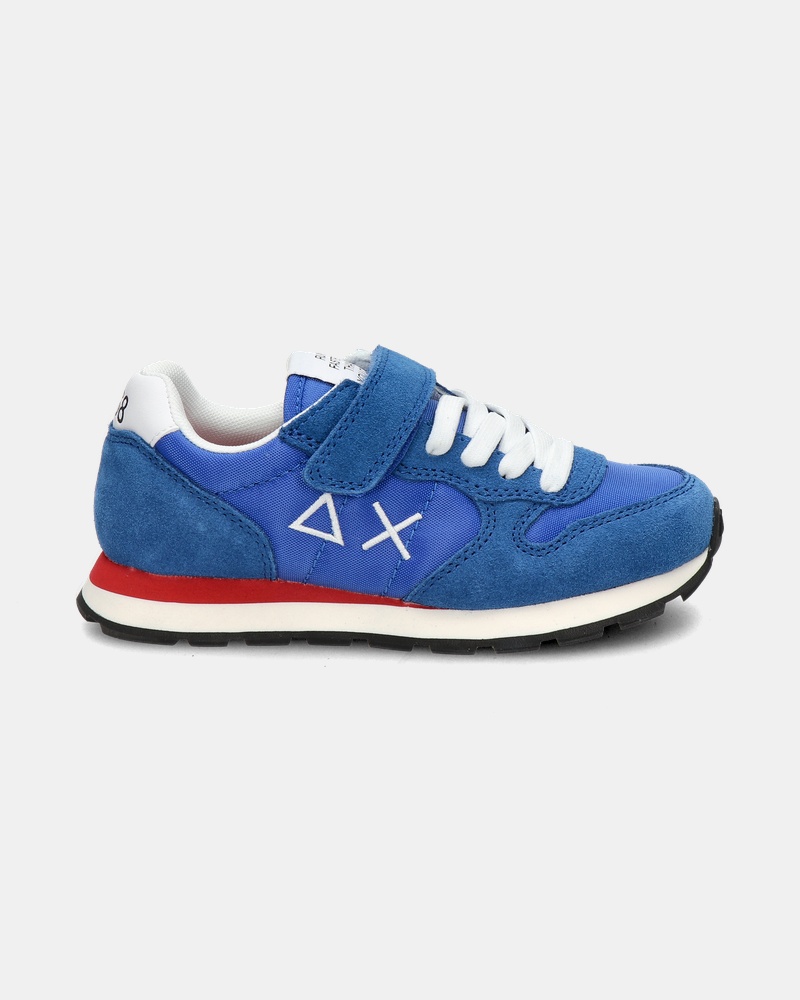 Sun 68 Boys Tom Solid Klittenbandschoenen  - blauw