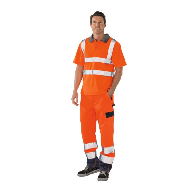 2098 High Visible Polo T-shirt 2 farvet