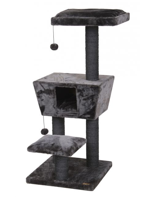 Europet Bernina Krabpaal Trend New Jersey - Krabpalen - 48x48x114 cm Grijs